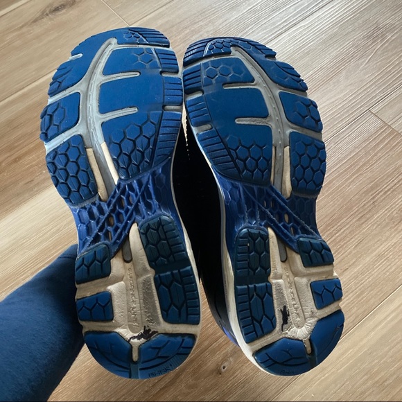 Asics Gel Kayano 25 Sneakers in Black and Blue Size 8.5 - Picture 9 of 9